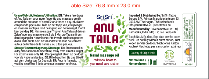 Anu Taila Nasal Drops | 10ml